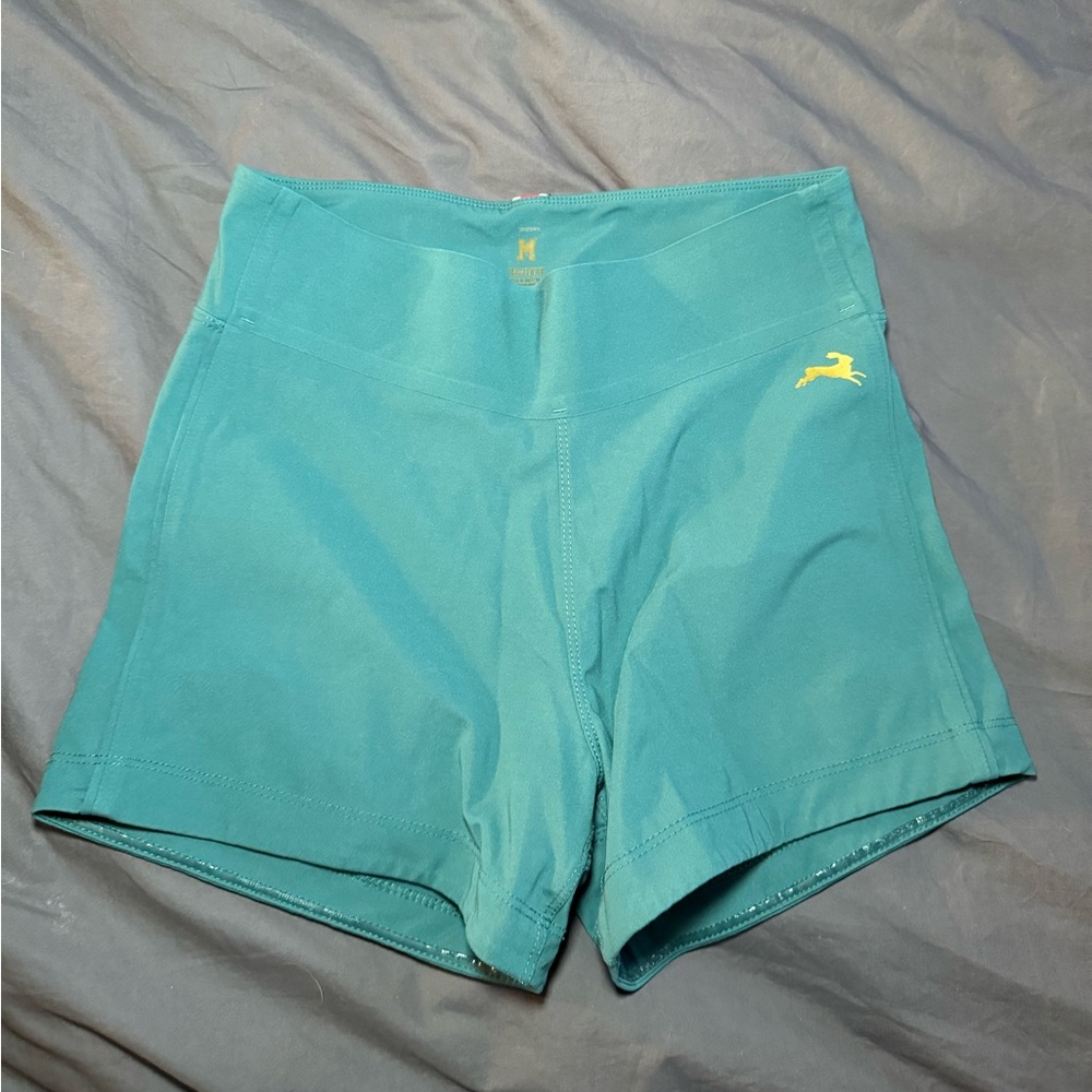 Tracksmith Teal Athletic Shorts
